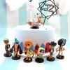 One Piece Pirate Figure Set Pvc Collectible Models With Base For Anime Fans