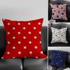 Stars Fashion Cushion Cover Pillowcase Ultra Soft Skin Friendly Fabric Cloud Like Comfort  Concealed Zipper