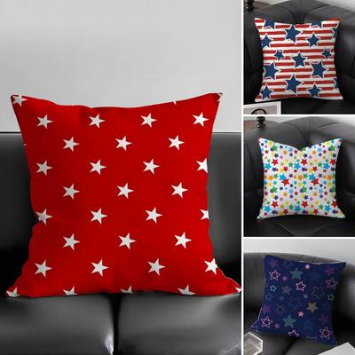 Stars Fashion Cushion Cover Pillowcase Ultra Soft Skin Friendly Fabric Cloud Like Comfort & Concealed Zipper