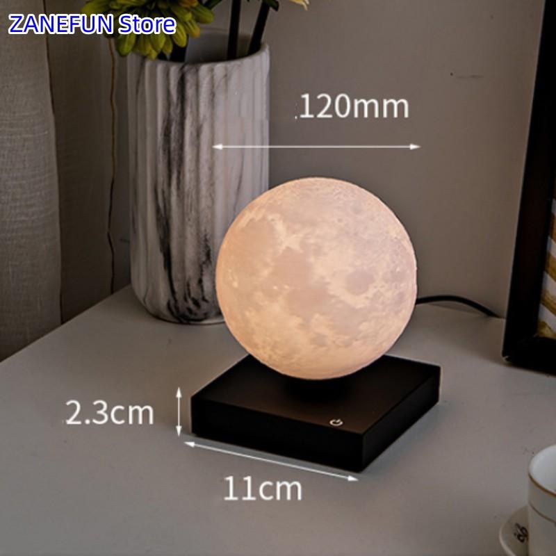 3D Printed Magnetic Levitating Moon Lamp Globe Creative Office Home Decoration Unique Gifts
