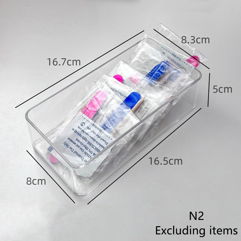 

Коробка для хранения накладных ногтей, прозрачная, держатель для органайзера, пустая, пылезащитная, изысканная, для демонстрации накладных ногтей