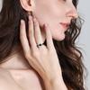 Stainless Steel Rotating Decompression Rings for Couples: Modern and Stylish