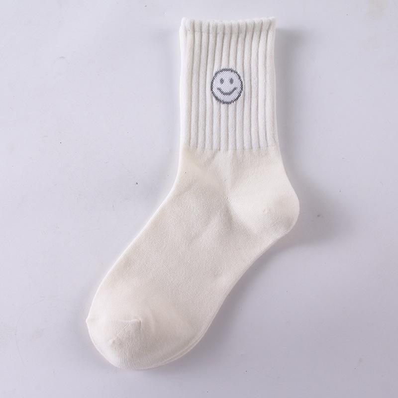 

Женские хлопковые носки до середины икры в мультяшном стиле для колледжа на осень и зиму One Size