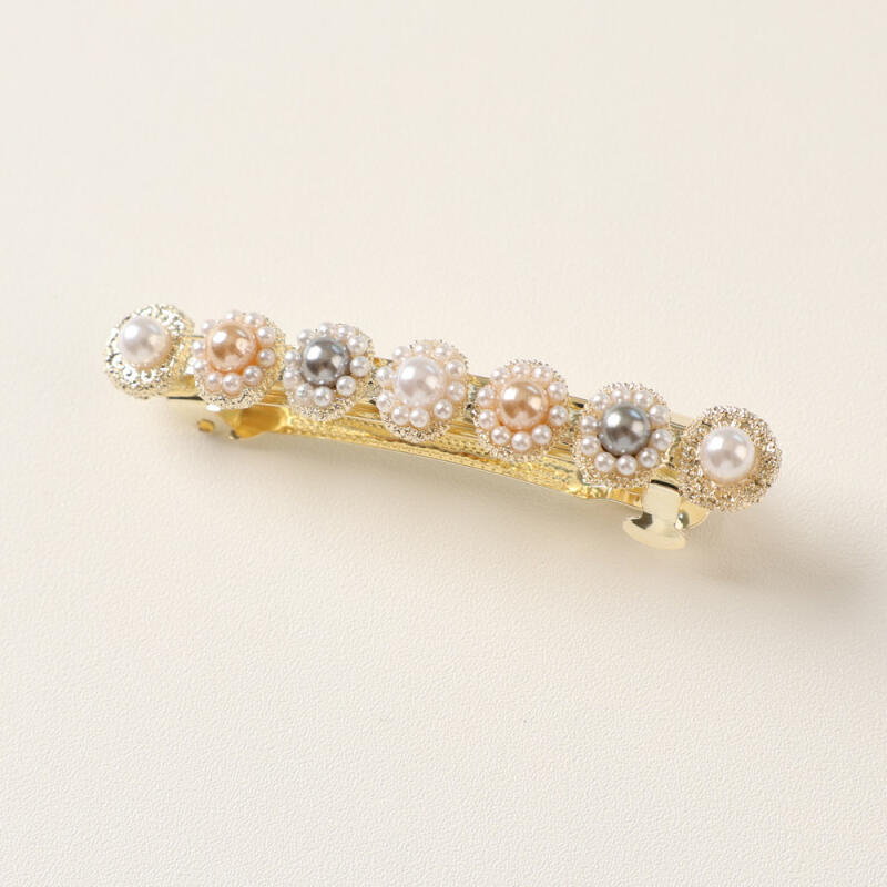Lerouen Antique Mood Flower Pearl Automatic Pin A270