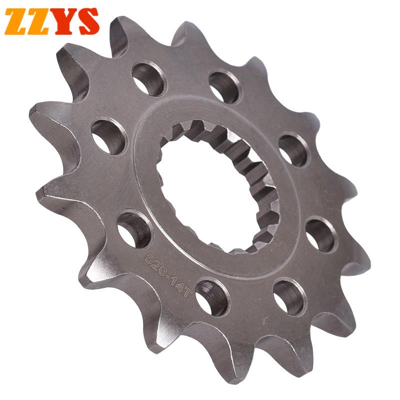 520 14T Tooth Front Sprocket Gear Star Pinion For Yamaha ATV YFM700 2006-2024 18 2019 2020 2021 2022 2023 YFM700R YFM Raptor 700