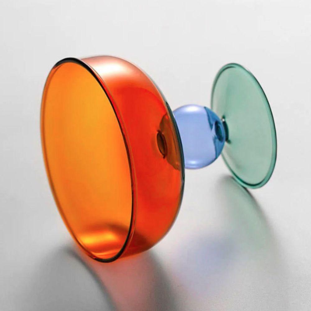 High Feet Glass Ice Cream Bowl Heat-resistant Dessert Cup Creative Cold Drink Cup Breakfast