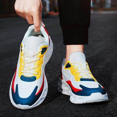 Men's Shoes Color Matching Blade Shoes Student Color Matching Trend Running Shoes Korean Version Soft-soled Sports Shoes Couple Shoes