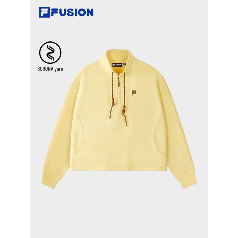 FILA FUSION Women's Pullover Knit Long-Sleeve Sweatshirt