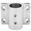 Marine Pipe Rectangular Base Stainless Steel Boat Tube Square Base Boat Hardware Accessories (22mm)