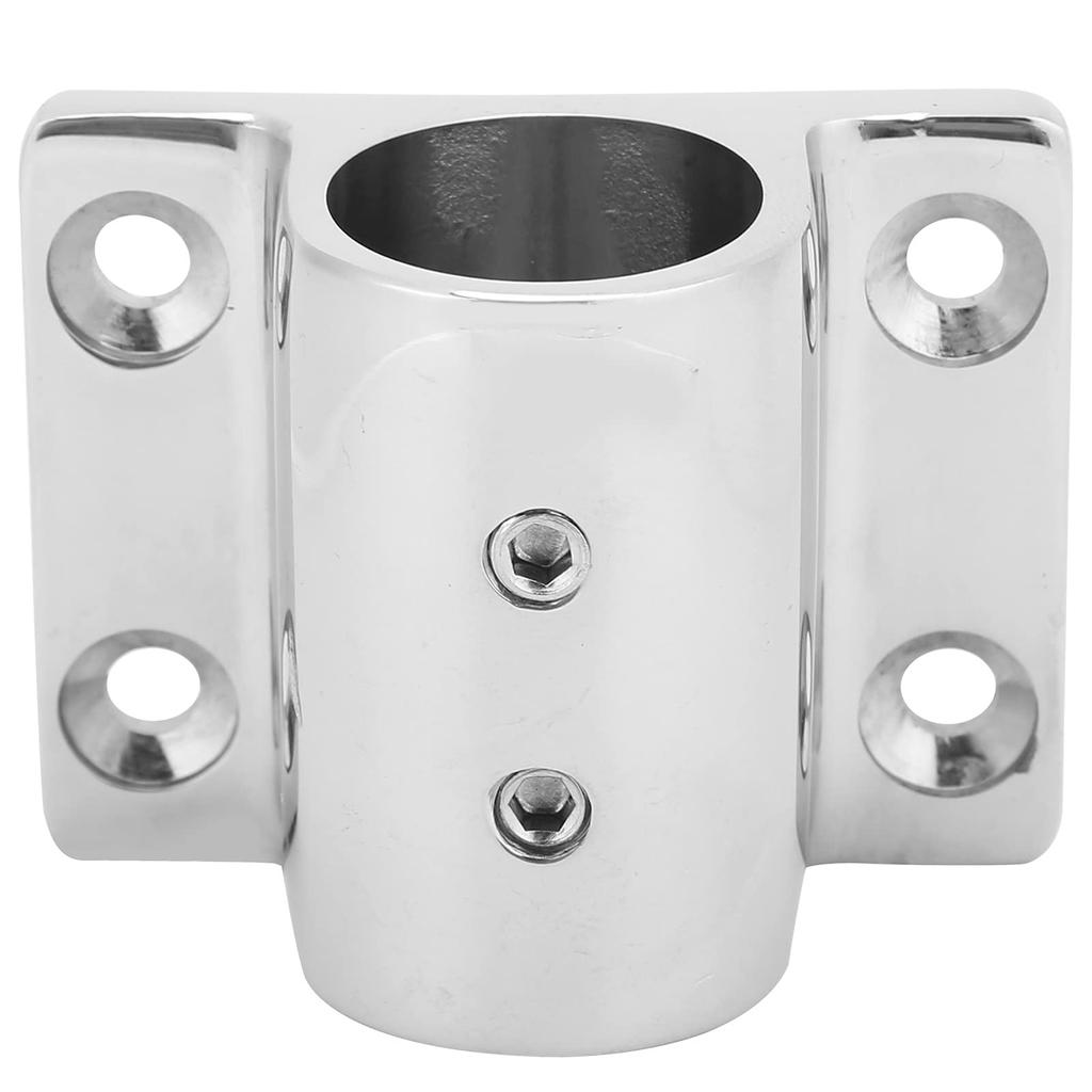 Marine Pipe Rectangular Base Stainless Steel Boat Tube Square Base Boat Hardware Accessories (22mm)