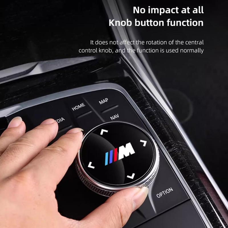 BMW Car Interior Multimedia Button Decor Sticker For BMW X1 X2 X3 X5 X4 X6 X7 G01 G02 M3 M4 M5 G30 G20 G22 G23 G26 520i 523i G07