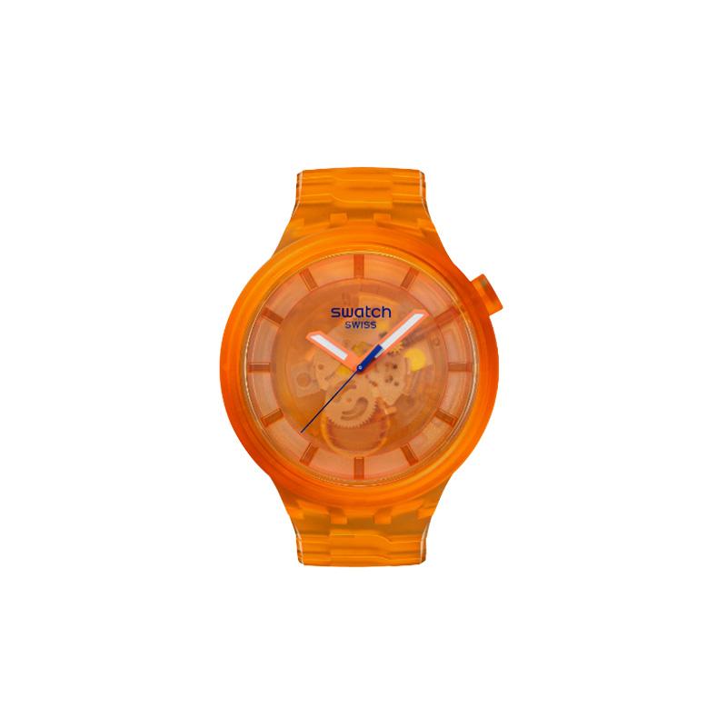 SWATCH Мужские 47мм Оранжевые Часы SB05O103 SB05O103 Orange