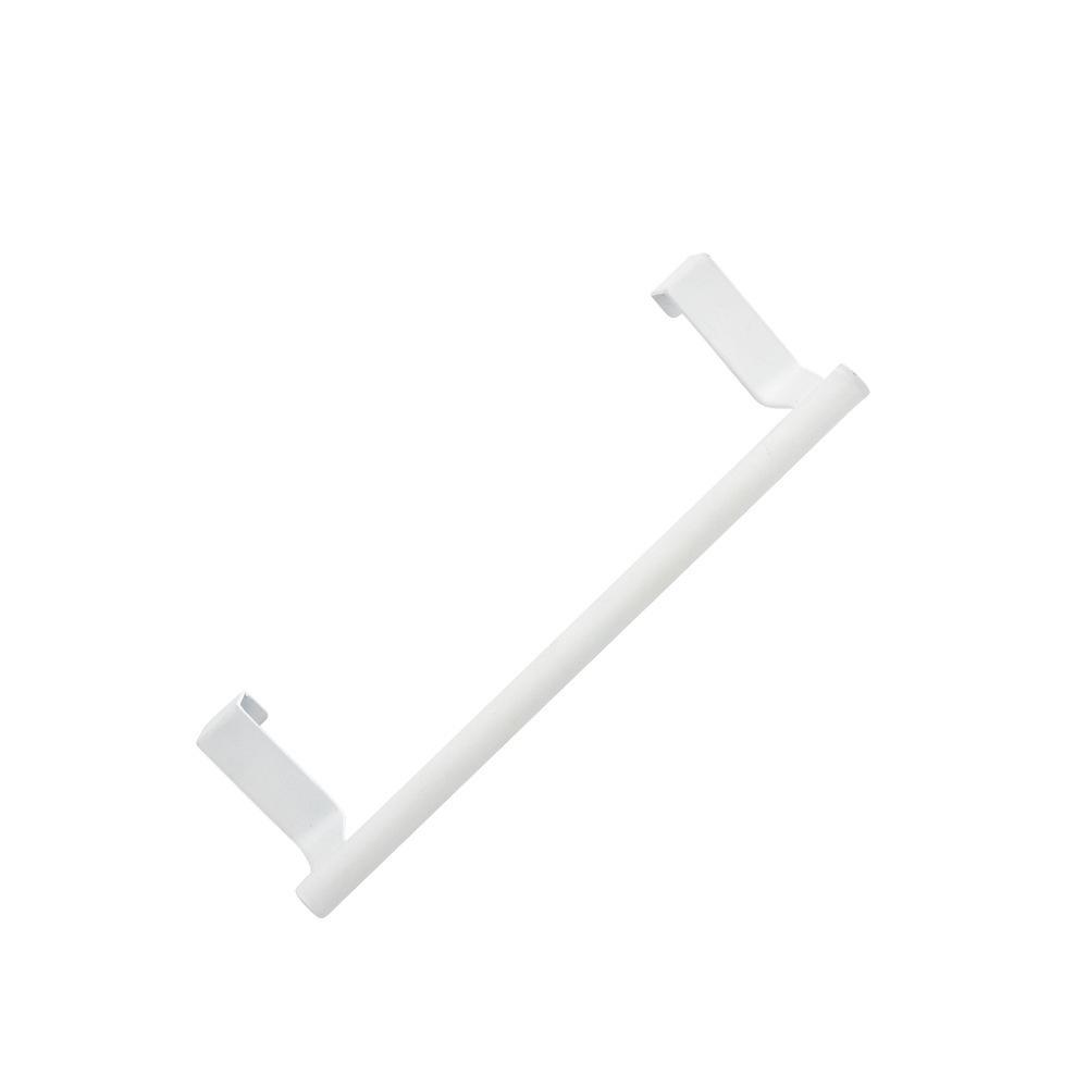 Stainless Steel Punch-Free Cabinet Door Hanging Towel Rack with Retractable Bar