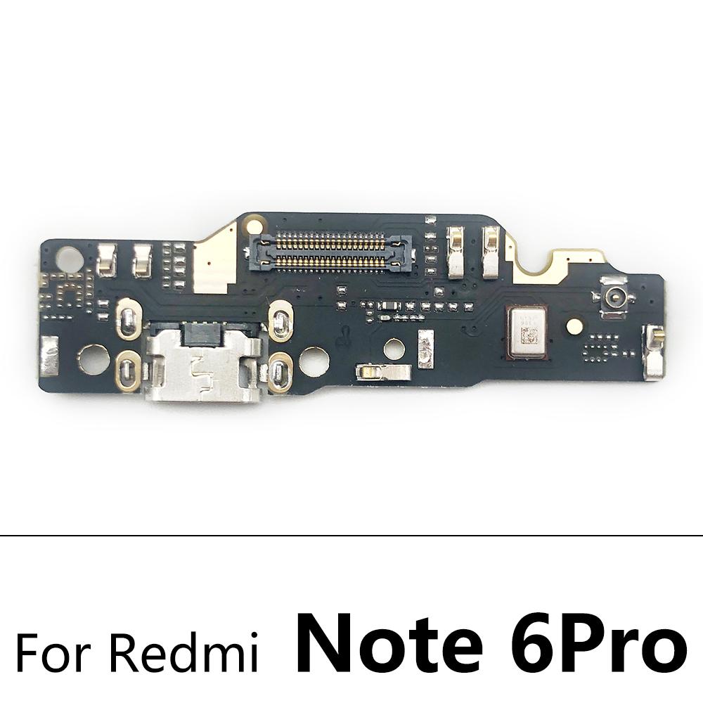 USB Dock Connector Charging Port Flex Cable For Xiaomi Redmi Note 1 1A 6 7 8 9 Pro 8T 9S 11 Pro Charger Board With Mic Module