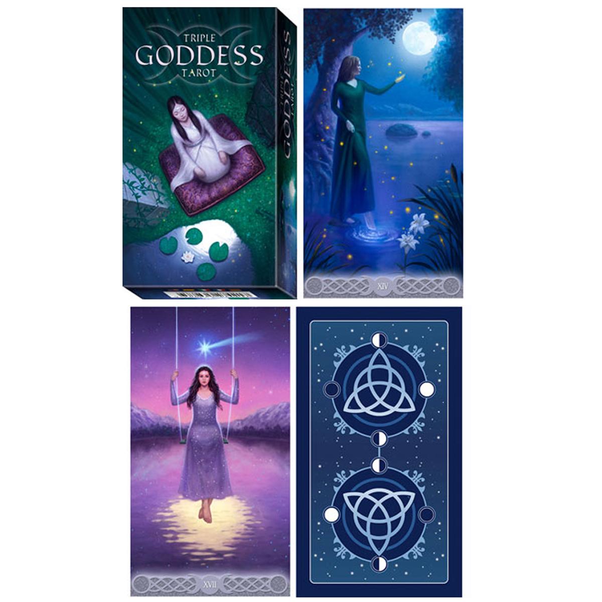 

Сокровища Лили [A2124] - Таро Создателя «Тройная Богиня» - 12x7x3 см