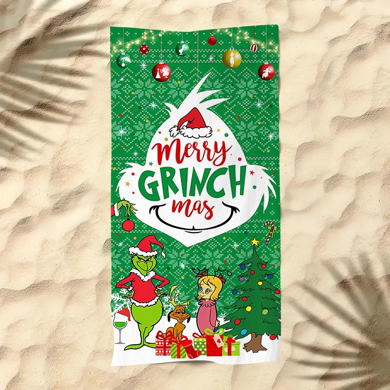 Green Legend Beach Towel Printed Green Beach Bath Towel