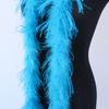 50G 2M Natural Pink Dyed Ostrich Feathers Boa Plumas for Shawl Scarf Ribbon Wedding Party Stage Sewing Dress Decoration Crafts