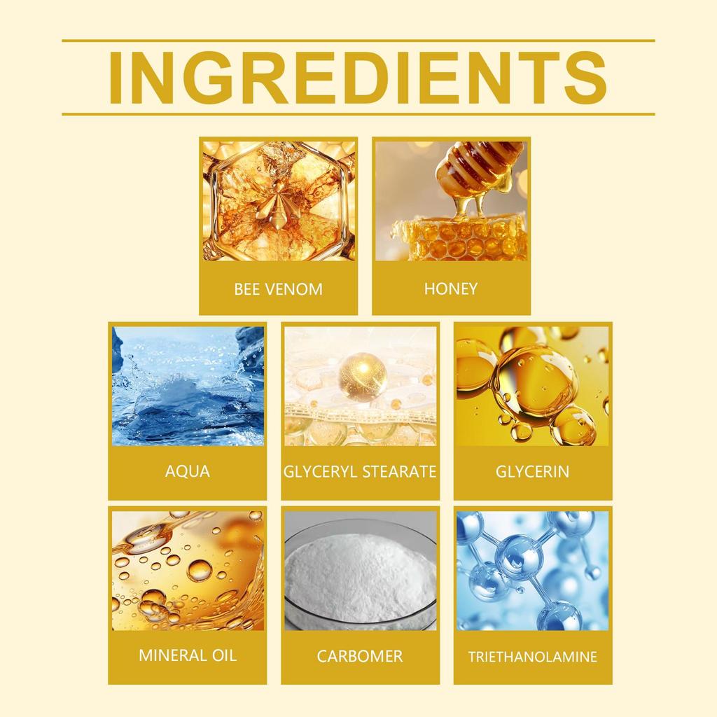 Premium Gentle Moisturizing Cream for Soft, Smooth, and Nourished Skin - Daily Bee Venom Skincare Hydrating Cream