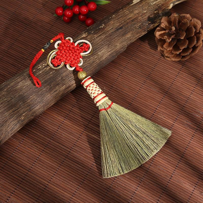 2026 Dragon Boat Festival Mugwort Fan Pendant & Indoor Sachet Bells for Door Handle and Decoration
