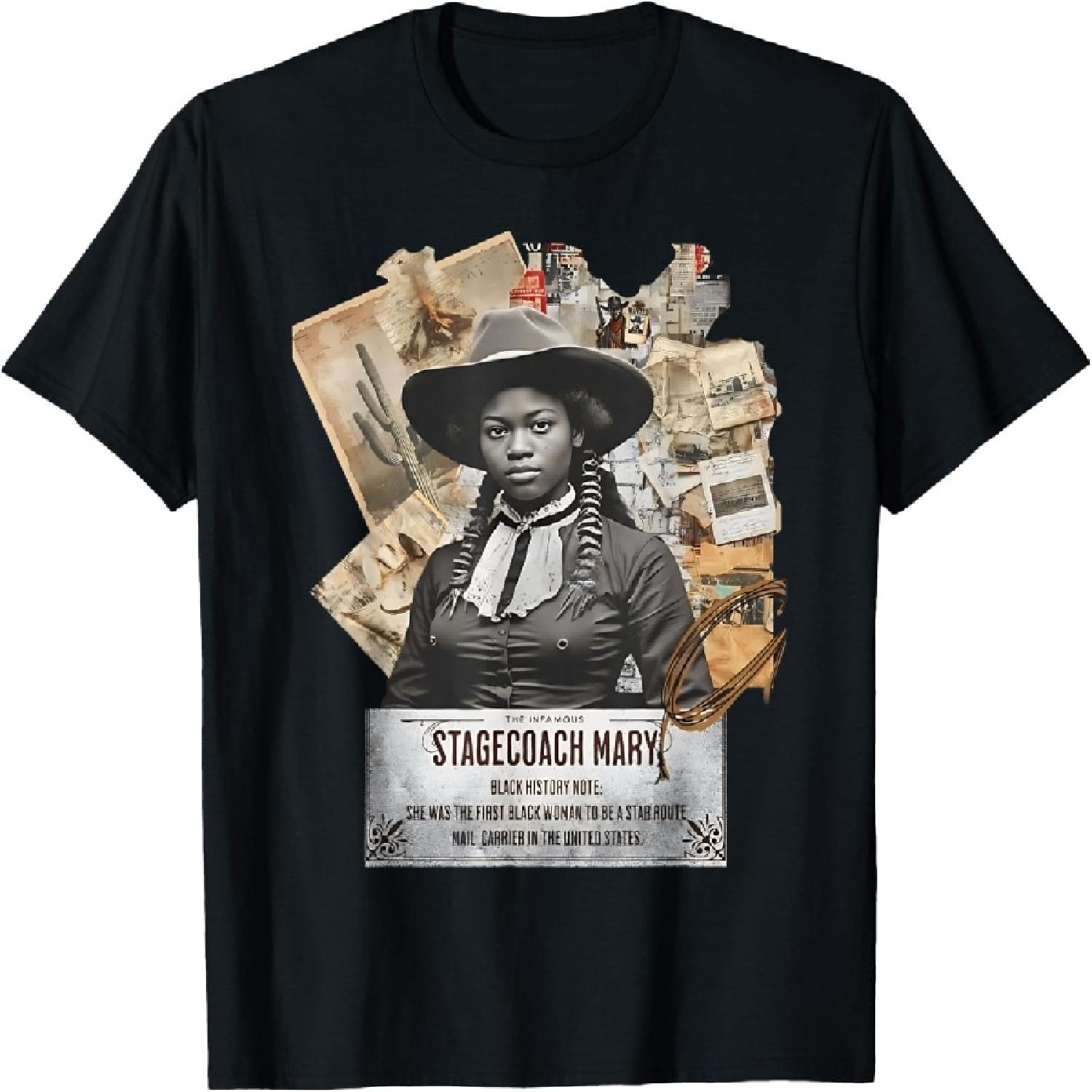 Black Cowgirl Western Rodeo Black History Texas Women T-Shirt S