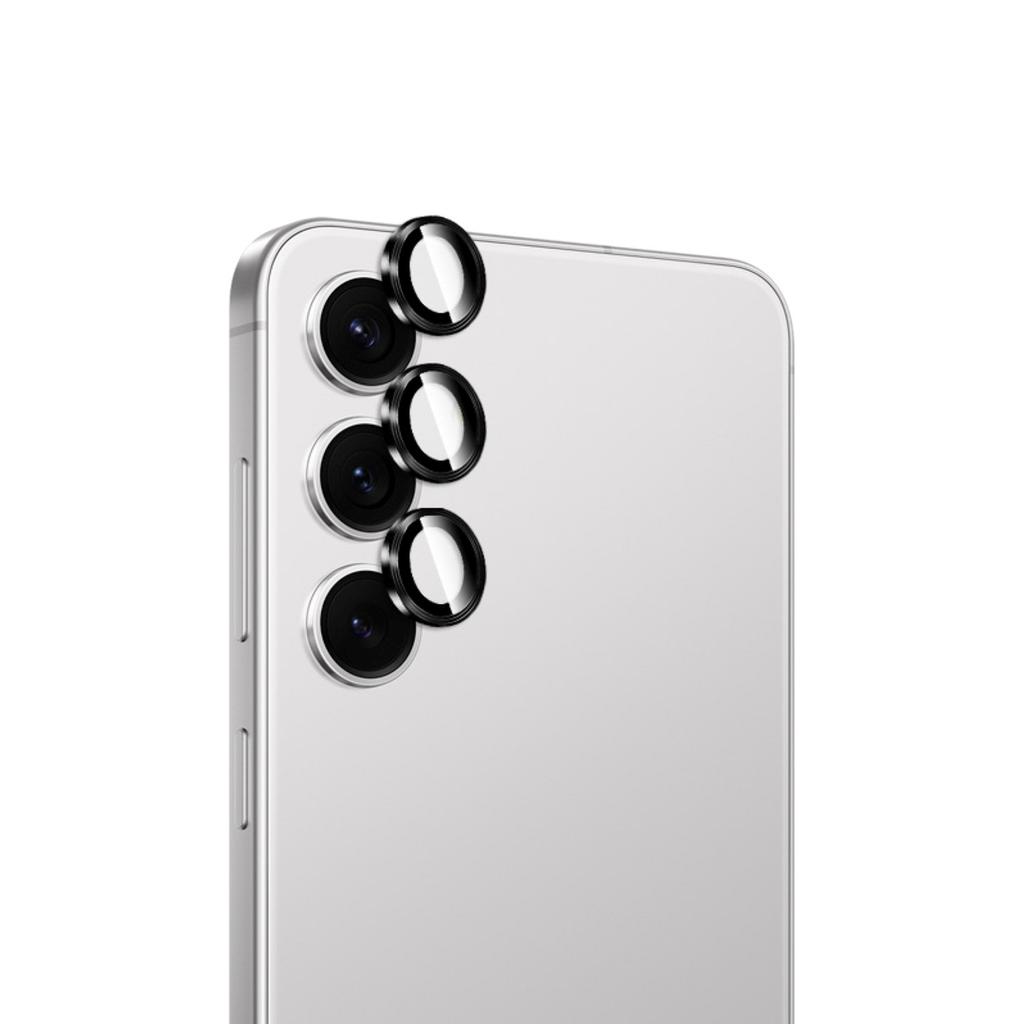Tempered glass for the rear camera for Samsung Galaxy S26/S26 Plus - with a black frame
