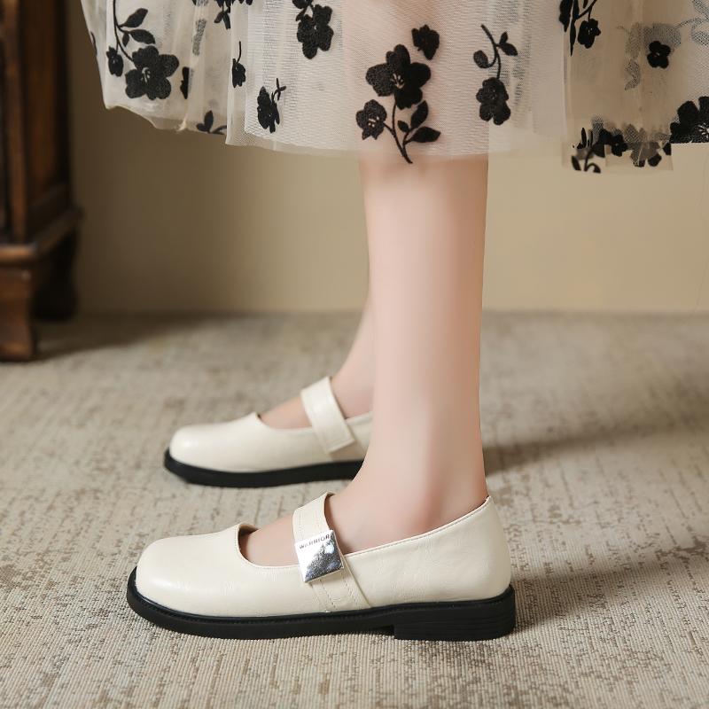 CRLAYDK Vintage Women's Casual Loafers Slip On Flat Shoes Comfort Penny Dressy Ladies Work Walking Office Leather Moccasins