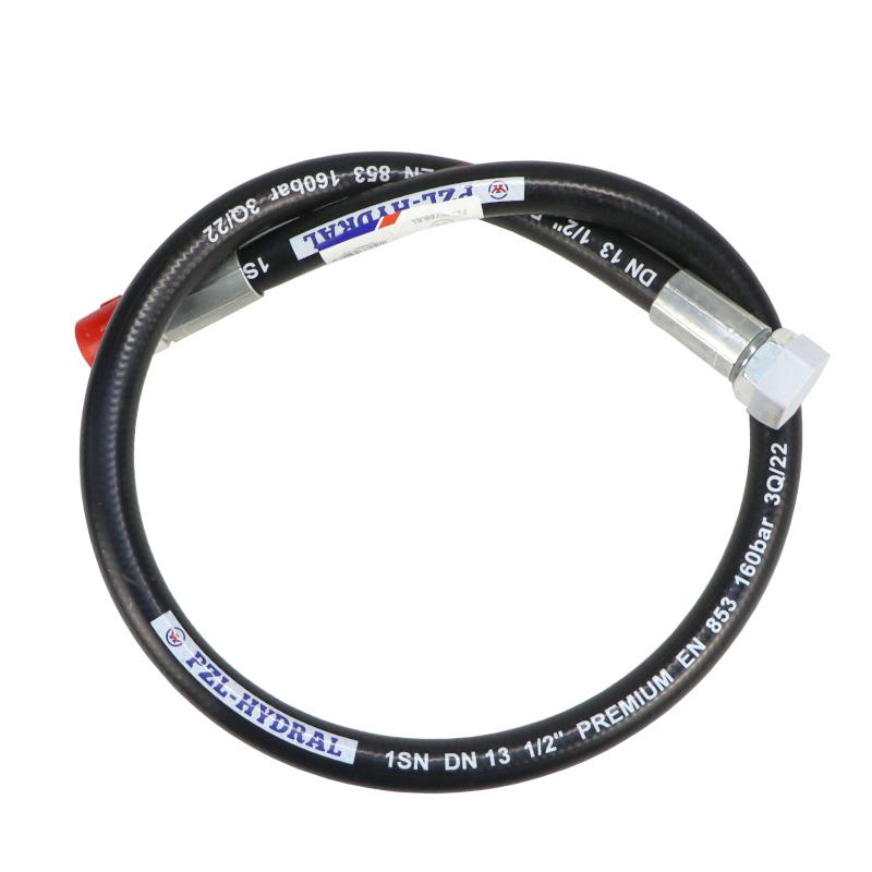 Hydraulic Hose Thread M22x1.5 Straight -1000mm DN12-1SN 7214/07-20-000/0 , 7274/07-074/0 Troll (AB-13-1000, P11P21) 16MPa PZL HYDRAL