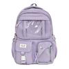Schoolbag Cute Little Fresh Junior High School Student Large Capacity Schoolbag High School Student Backpack College Girl Transparent Pain Bag Baby 