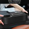 Car Seat Gap Storage Box Seat Side Gap Filler Cup Holder Organizer PVC Storage Case