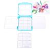 Watercolor Paint Set Travel Portable 24 Well Empty Mixing Tray with   Washing Bucket