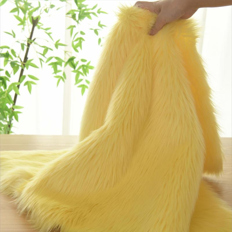 4cm Plush Fabric Soft and Smooth Fursuit Fur Fabric 50x160cm DIY Clothing Doll Decorative Shaggy Fur Handmade Material
