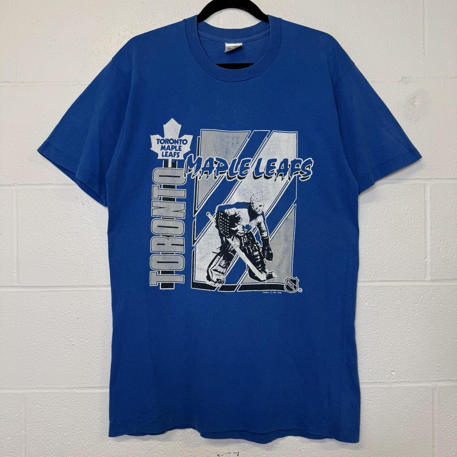 1989 Toronto Maple Leafs T shirt Sz L (B2991) S