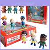 Adorable Cocomelon Family Friends 6 Pack Jj Figure Play Set Toy Miniatures