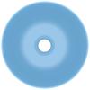 Ceramic Wash Basin Light Blue Round