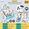 Blue Bamboo Mini Portable Microscope for Kids: Ideal for Outdoor Science Experiments and Student Use
