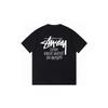 Stussy Short Sleeve T-Shirt Teens Loose Fit 270g Cotton Round Neck Casual Wear