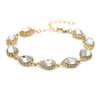 Bright Diamond Zircon Water Drop Necklace Earrings Wedding Jewelry, Shooting Jewelry Set