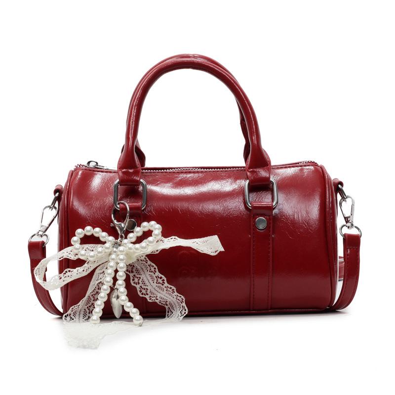 New Fashion Versatile Hand Carry Cylinder Bag Women's Crossbody Bag