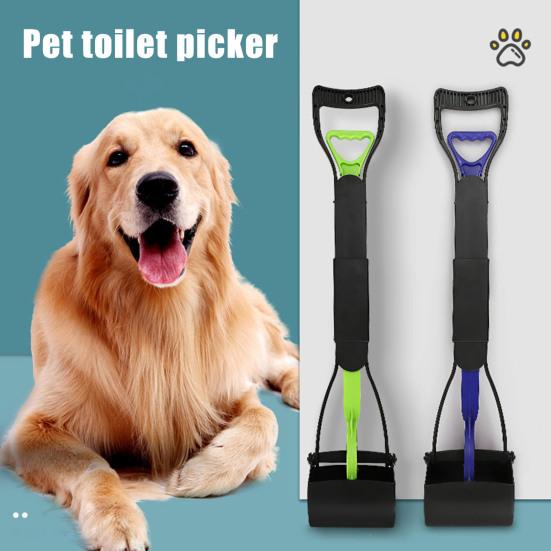 thumbnail image 2 of 23.7 Inches Long Handle Pet Jaw Poop Scooper For Large Small Dogs 2 of 13