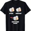 Funny German Unschaf T-and Kids Tshirt Humorous SCHAF Lettering Sheep Graphic Tee Casual Short Sleeve Quick-dry T-and Kids Tshirt