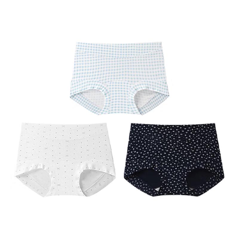 Yalu Women's 3-Pack Floral Cotton Boxer Briefs