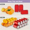 Refrigerator Beverage Storage Box Food Grade Cans Fruit Storage Rack Transparent Oblique Packaging Storage Box