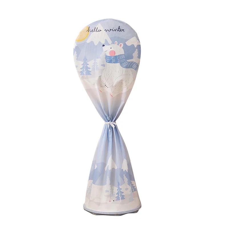 

1pc Universal Standing Fan Cover, Waterproof Dustproof for Round Fan, Machine Washable Storage Bag for Off-Season Floor Fan