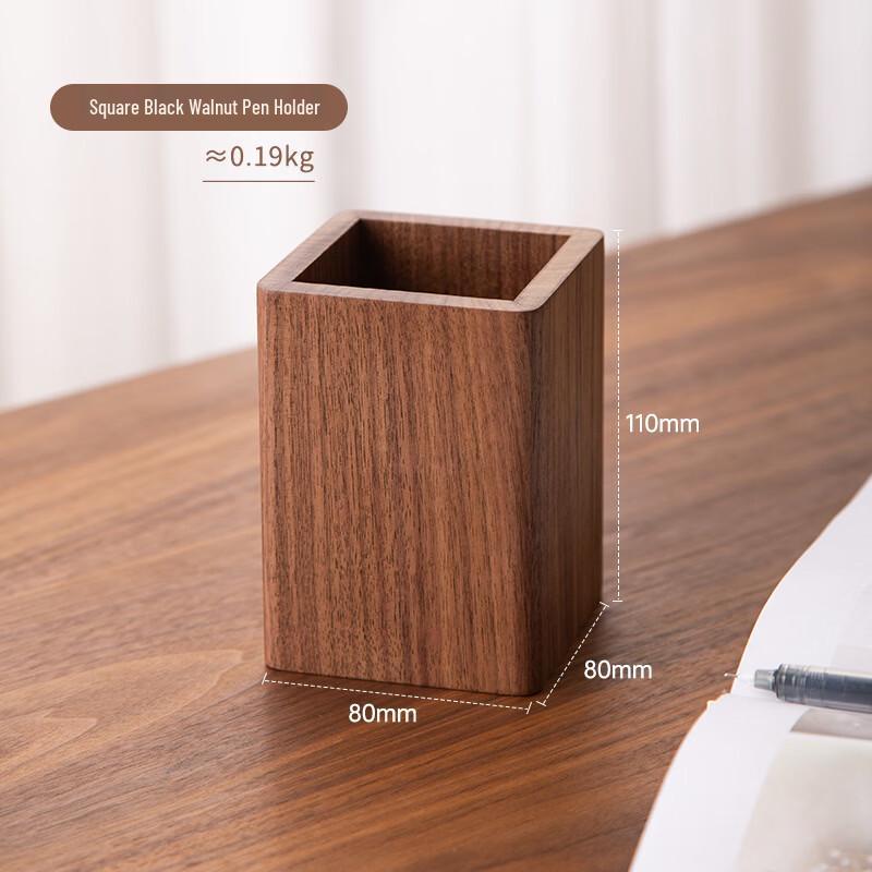 Nordic Black Walnut Wood Pen Holder