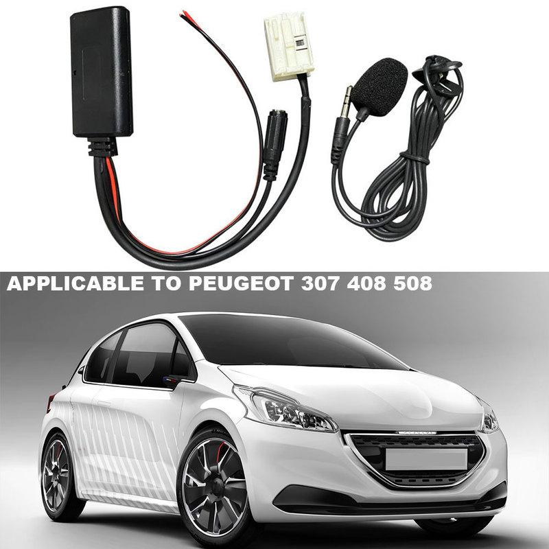 12Pin Bluetooth Module Wireless Car Radio Stereo Music Aux Cable Adapter For Peugeot 307 408 508 ForCitroen Sega Stereo Receiver