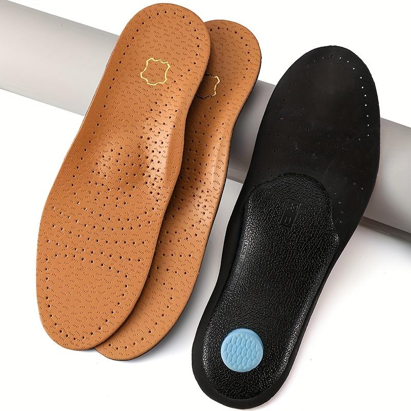Arch Support Insoles for Men and Women - PU Orthopedic Cushioned Insoles, Flat Feet Correction Inserts for Casual & Dress Shoes