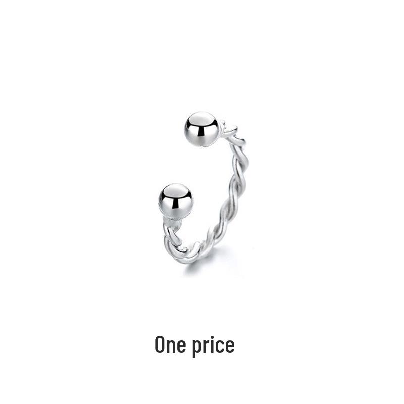 Zirkonia Doppel-Schicht Strass-Kreuz-Kette Ohne-Piercing Stern Ohr-Manschette für Damen