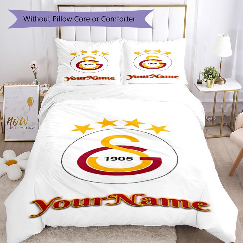 Galatasaray 266 Customize your name Bedding Set Breathable Duvet Cover with Pillowcases Home Decoration Birthday Gift