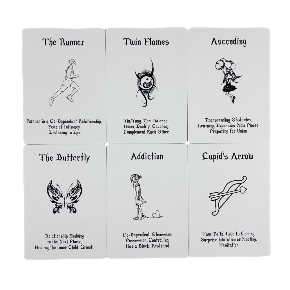 White Island Time Love Oracle Cards Tarot Divination Deck English Vision Edition Board Playing Game For Party