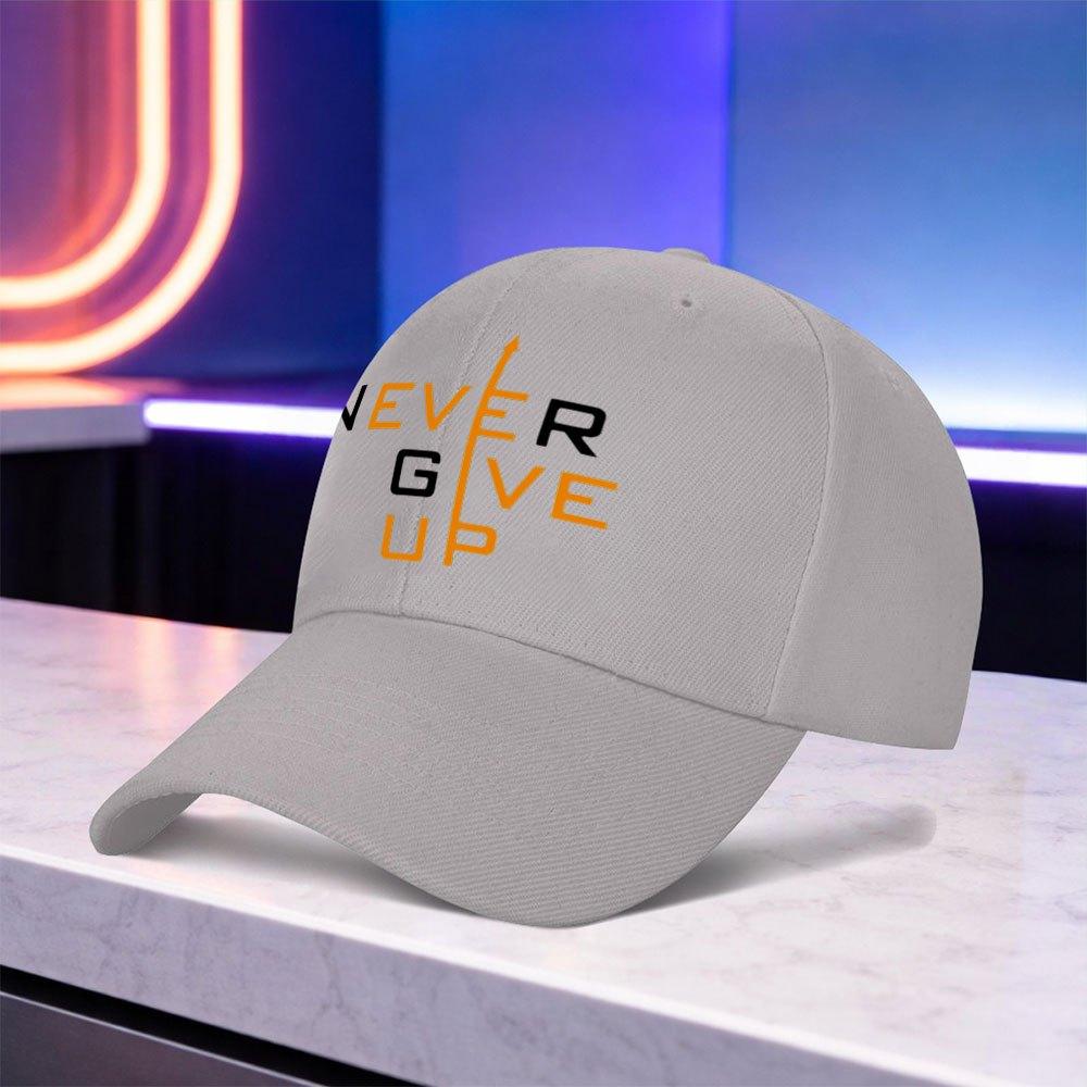 NEVERGIVEUP Minimalist Maoqing Baseball Cap Unisex Lightweight Outdoor Sports Cap for Festivals Weddings Parties